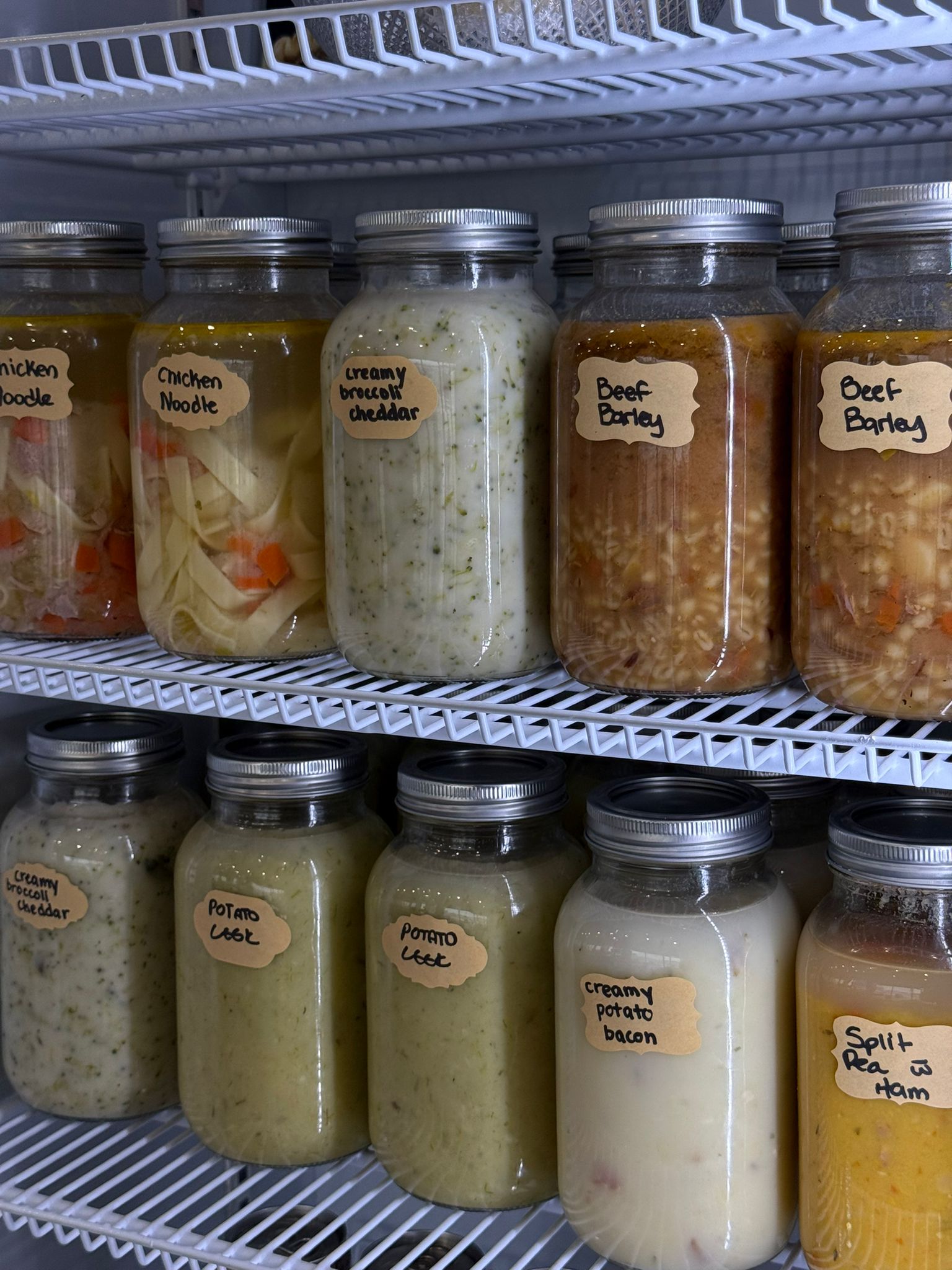 Homemade soups to go at Forty8