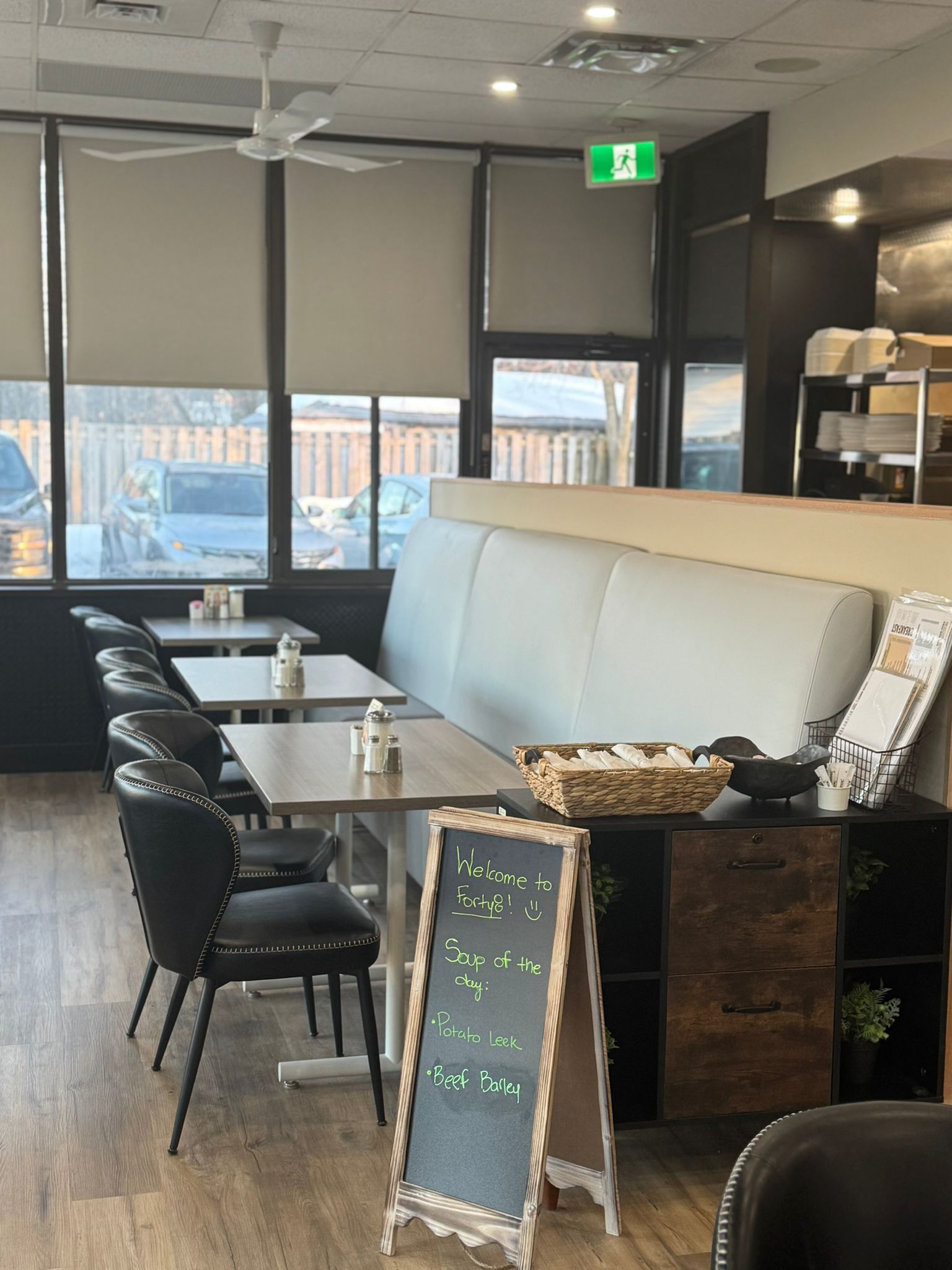 Forty8 Breakfast and Grill restaurant interior